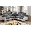 Eltap Federico Sawana/Soft Corner Pull-Out Sofa 268x268x102cm, Grey (Fed_10)