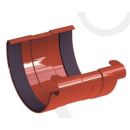 Соединитель для водосточной системы Galeco Steel коричневый 120LK