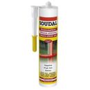 Силиконовый герметик Soudal для стекла 280 мл, прозрачный