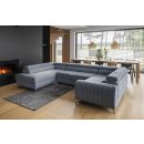 Угловой раскладной диван Eltap Louis Gojo 202x347x92 см, синий (CO-LOU-LT-40GO)