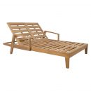 Home4You Garden Sun Lounger Maldive 210x138x33cm, Natural (13288)