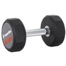 Гантели монолитные Insportline Profi CPU 12,5 кг черного цвета (21664)