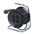 Schwabe Extension Cord Reel 190mm with 4 Sockets 10m (3x1.5 H05VV-F)
