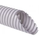 Corrugated Conduit 32mm with Drawstring, Grey (1432_K50D)