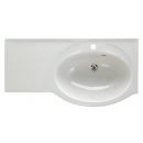 Paa Delta 900 R Bathroom Sink Solid Surface 46x90cm, right side (IDE900/L/00)