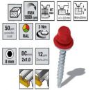 Etanco Roofing screw with EPDM washer SPEC 31, for fastening steel sheets, painted