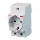 Abb Stotz Contact modular DIN socket with grounding M1175 ProM Compact, 250V, 16A