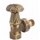 Carlo Poletti Artistic Radiator Valve 1/2, 90°, Bronze