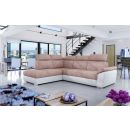 Eltap Loreto Omega/Soft Corner Pull-Out Sofa 60x260x102cm, Pink (Lor_48)