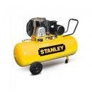 Масляный воздушный компрессор Stanley с ременным приводом и резервуаром на 200 литров, 3 л.с., максимальное давление 10 бар, производительность 330 л/мин (28LA504STN016)
