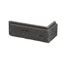 Угловая облицовочная кирпичная плитка Stegu Boston 1 – серый 200/90x74x8-21мм (12шт)