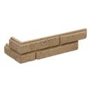 Stegu Decorative Corner Brick Tiles Dublin 3, 330/145x83x10-25mm (8pcs)