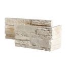 Stegu decorative corner tiles Creta 1 - cream, 130-270/245-385x200x18mm (10pcs)