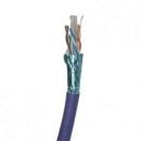 Dанный кабель данных Excel 4x2x0.57мм AWG23 Cat6 F/UTP, фиолетовый, LSZH, 305м (100-076)