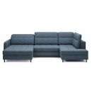 Угловой диван Eltap Berrto 165x306x100 см, левый угол, синий (CO-BER-LT-40RAQ)