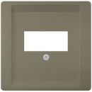 Siemens Delta Style TAE Low Voltage Plate, Matt Gold (5TG1342-0MG)