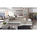 Eltap Sorento Dora/Soft Corner Pull-Out Sofa 58x295x80cm, Beige (SO_17)