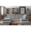 Eltap Evanell Sawana/Soft Pull-Out Corner Sofa 216x336x102cm, Grey (Evl_06)