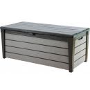 Садовый ящик для хранения Keter Brushwood 455 л, 145x69,7 см, серый (29202631939)