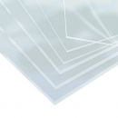 Organic Glass Polystyrene without UV, Indoor 2mm, 1000x500mm, Transparent