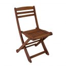 Home4You Garden Chair ROUEN 47x53x84cm, foldable, wood: meranti, oiled (06238)