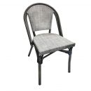Дачное кресло LATTE Home4You 48x59xH88см, серое (18631)