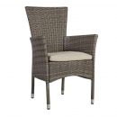 Садовый стул PALOMA Home4You 57x59xH90см, серый (21135)