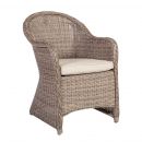 Home4You Garden Chair TOSCANA 60x69xH86cm, Grey Beige (10522)
