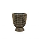 Home4You Flower Pot Wicker 26x29cm, Brown (38010)