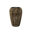 Home4You Flower Basket Wicker 26x38cm, Brown (38008)