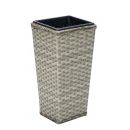 Home4You Geneva Surface Mountable Flower Pot 26.5x26.5xH56cm, Grey (11986)