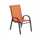 Home4You Children's chair DUBLIN 46x36xH59cm, fabric, orange (19374)