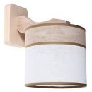Лампа Andrea Siena 60W E27, коричнево-белая (65281)