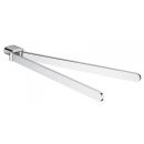 Gedy towel holder rail Azzorre, double, chrome, A123-13
