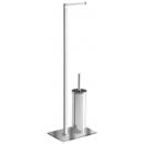 Gedy toilet paper holder with toilet brush holder Maine, chrome, 7832-13
