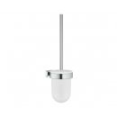 Grohe Essentials Cube, toilet brush set with holder, chrome, 40513001