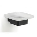 Gedy Soap Dish with Holder Lounge, Black, 5411-14