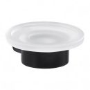 Gedy soap dish with holder Pirenei, black, PI11-14