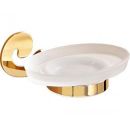 Gedy soap dish with holder Sissi, gold, 3311-87