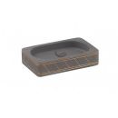 Gedy soap holder Calipso, brown, 8711-08
