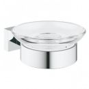 Grohe soap dish with holder Essentials Cube, chrome, 40754001