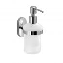 Gedy liquid soap dispenser with holder Febo, chrome, 5381-13