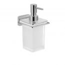 Gedy liquid soap dispenser with holder Atena, chrome, 4481-13