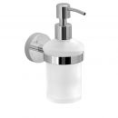 Gedy liquid soap dispenser with holder Eros, chrome, 2381-13