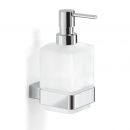 Gedy liquid soap dispenser with holder Lounge, chrome, 5481-13