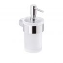 Gedy liquid soap dispenser with holder Pirenei, chrome, PI81-13
