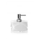 Gedy Liquid Soap Dispenser Chanelle, White, CH80-02