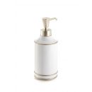 Gedy liquid soap dispenser Olimpia, white/gold, OM80-87