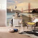 KOMAR Stefan Hefele Golden Gate Photo mural Non-woven  400x250cm, 10m2 (4 paneles) SH048-VD4