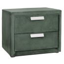 Home4You Nightstand GRACE with 2 Drawers, 50.5x41xH40cm